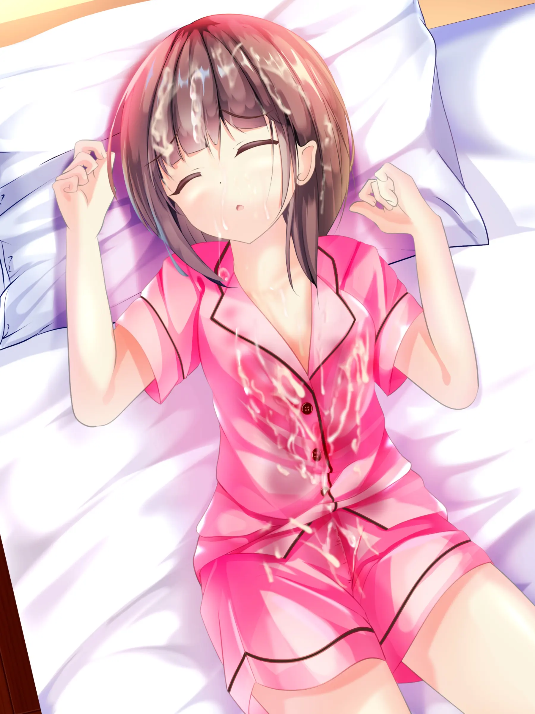 Onnanoko Ga Chakui No Mama Seieki To Ochikko O Kakerareru CG-Shuu | 여자아이가 옷을 입은 채 정액과 오줌이 뿌려지는 CG 모음집